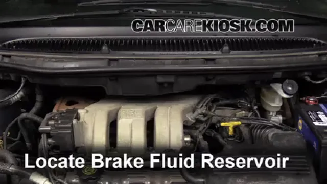 2000 Plymouth Voyager 3.3L V6 Brake Fluid Check Fluid Level